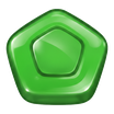 Green pentagon jelly